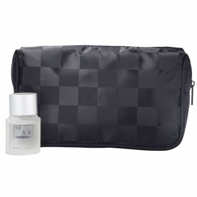 Mens Checkered Style Toiletry Bag